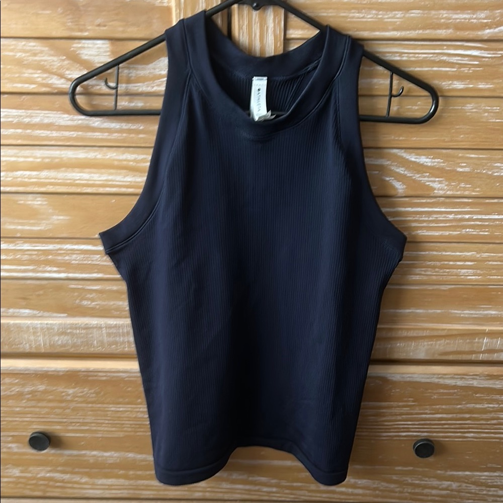 Athleta Navy Sleeveless Women's Top